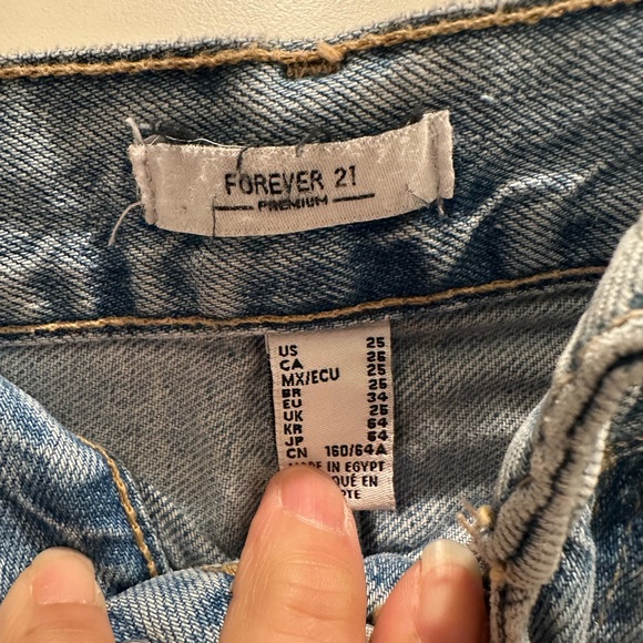 Light Blue Relaxed Straight Jeans - Picture 3 of 4